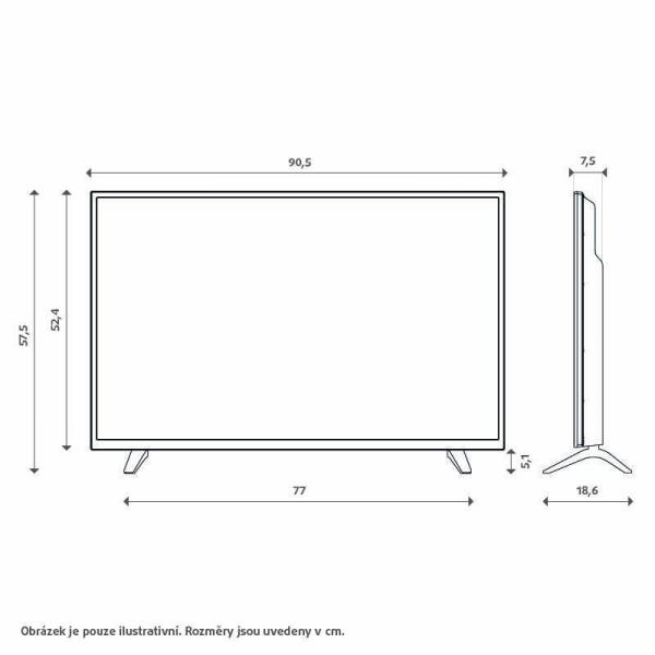 TCL S5400A 40&quot; TV,  Full HD,  LED,  Android TV,  HDR,  Bluetooth,  WiFi,  Dolby Audio,  Chromecast5
