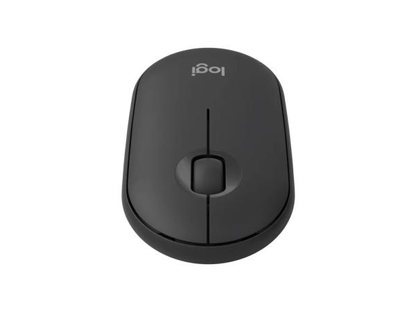 Logitech Pebble Mouse 2 M350s/ Cestovná/ Optická/ 4 000 DPI/ Bezdrôtová Bluetooth/ Grafitová2