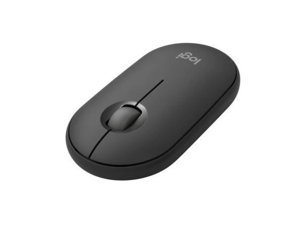 Logitech Pebble Mouse 2 M350s/ Cestovná/ Optická/ 4 000 DPI/ Bezdrôtová Bluetooth/ Grafitová3