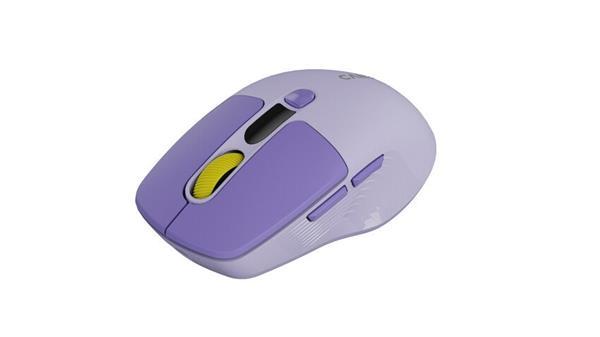 Canyon MW-26, 2v1 bezdrôtová optická myš Bluetooth / 2.4 GHz, tichá, 6 tlačidiel, 800/1200/1600/2400 DPI, fialová7