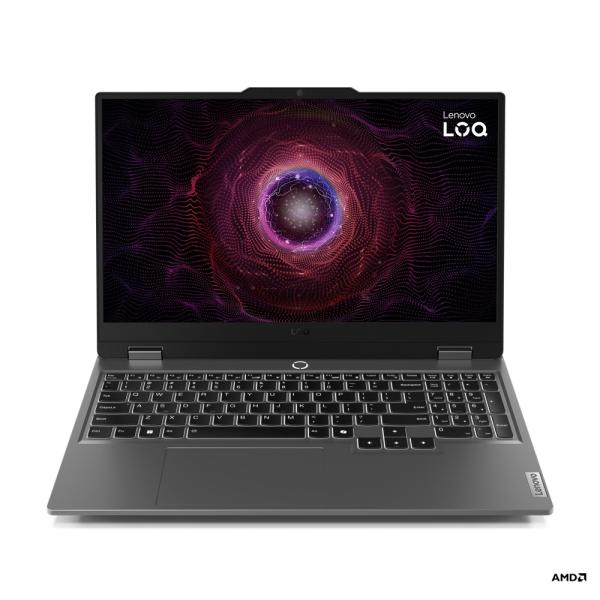 Lenovo LOQ/ LOQ 15ARP9/ R7-7435HS/ 15, 6&quot;/ FHD/ 24GB/ 512GB SSD/ RTX 4060/ DOS/ Gray/ 2R10
