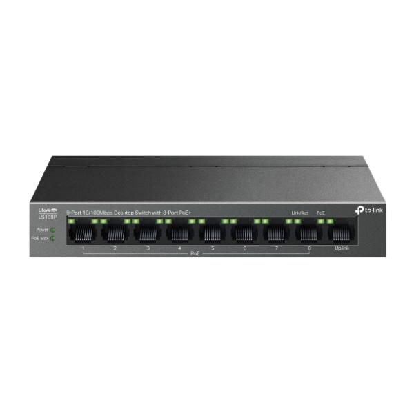 TP-Link LS109P 9x10/ 100 (8xPOE+) Desktop switch