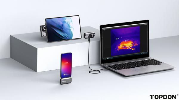 TOPDON termálna infra kamera TS001/ 256x192/ Windows/ Android/ zorné pole 13°x10°/ USB-C/ 11