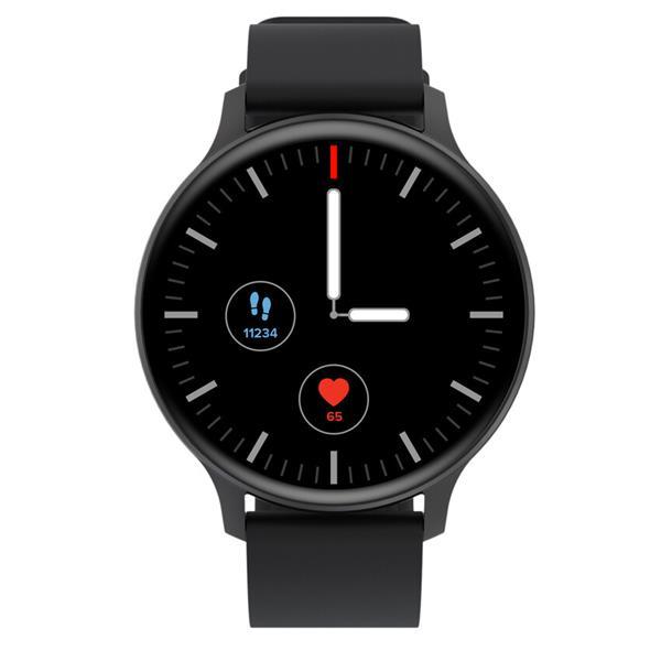 Canyon SW-68, Badian smart hodinky, BT, fareb. LCD displej 1.28´´, vodotes. IP68, 22 športov, čierne1