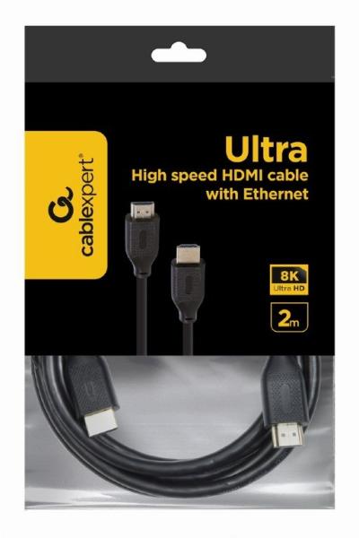 GEMBIRD Kabel CABLEXPERT HDMI 2.1,  8K,  M/ M,  2m,  černý2