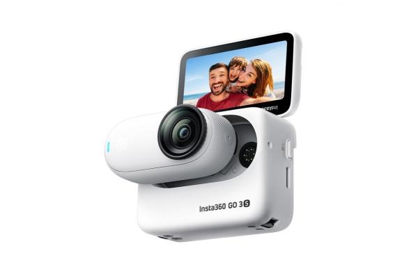 Insta360 GO 3S - 128GB miniaturní magnetická akční kamera, bílá