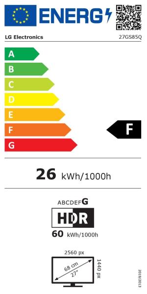 LG UltraGear/ 27GS85Q-B/ 27&quot;/ IPS/ QHD/ 180Hz/ 1ms/ Black/ 2R2