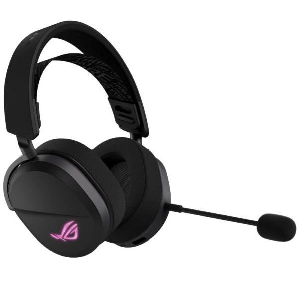 ASUS sluchátka ROG Pelta,  Bezdrátové BT a RF 2.4GHz,  ARGB,  černá4