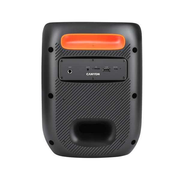 Canyon OnFun 5, PBSP-5, prenosný Bluetooth Párty reproduktor s ekvalizérom a RGB osvetlením3