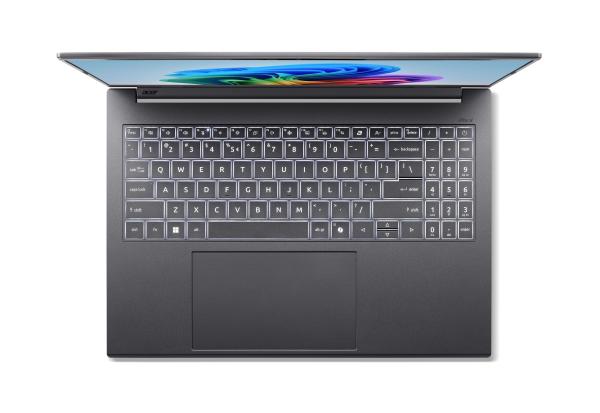 Acer Aspire 16/ A16-11M-X18U/ SD-X1-26-100/ 16"/ WUXGA/ 16GB/ 512GB/ Adreno/ W11H/ Gray/ 2R6