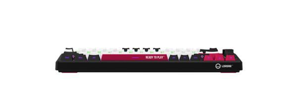 Lorgar KBP7075, Pro bezdrôtová mechanická herná klávesnica, Wireless 2.4 GHz/ BT 5.0, 75%, Displ., SK/CZ layout, čiern1