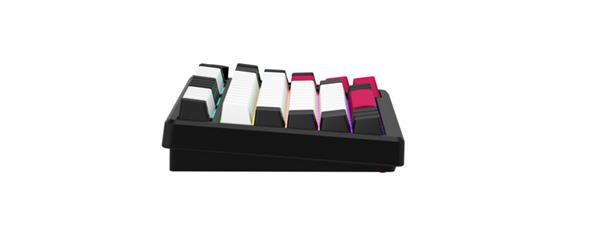 Lorgar KBP7075, Pro bezdrôtová mechanická herná klávesnica, Wireless 2.4 GHz/ BT 5.0, 75%, Displ., SK/CZ layout, čiern6