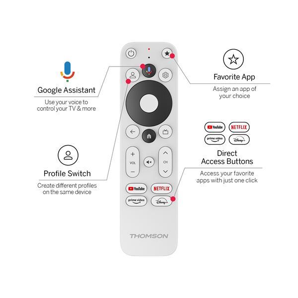 Thomson Streaming Box Plus 270W - 4K UHD, Google TV, Dolby Vision+Atmos4