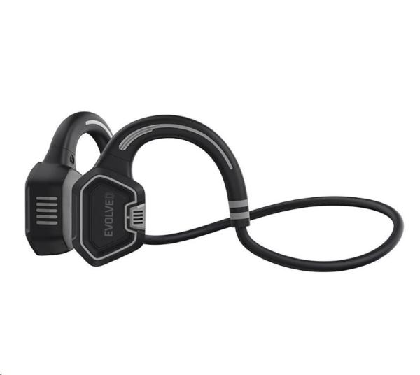 EVOLVEO bezdrátová sluchátka BoneSwim MP3 16GB,  na lícní kosti,  šedá1