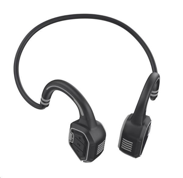 EVOLVEO bezdrátová sluchátka BoneSwim MP3 16GB,  na lícní kosti,  šedá2