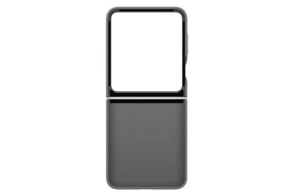 Samsung Silikónový kryt s držiakom na prst pre Z Flip6 , šedý