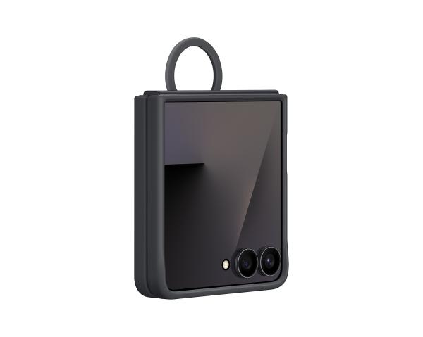 Samsung Silikónový kryt s držiakom na prst Flip7 Black0