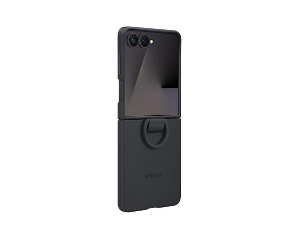 Samsung Silikónový kryt s držiakom na prst Flip7 Black3