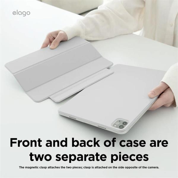 Elago puzdro Magnetic Folio Case pre iPad Pro 11" M4/M5 - Sand Pink3