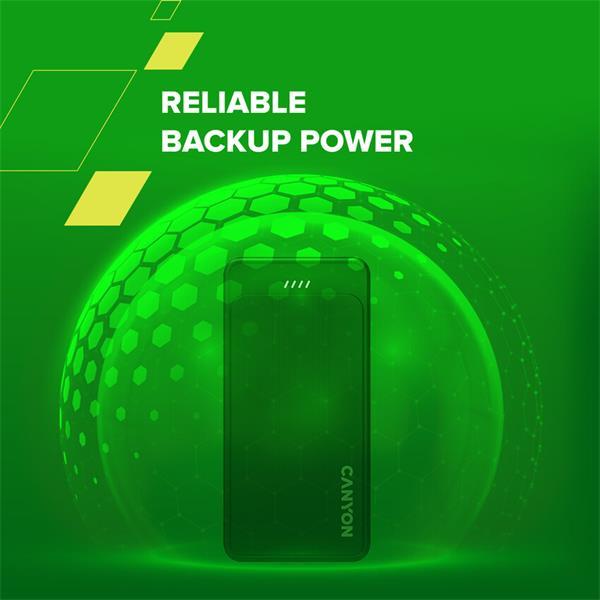 Canyon OnPower 200, Powerbank, 20.000 mAh, LED indikátor, in: 1x USB-C/1x microUSB, out: 1x USB-C a 2x USB-A 5