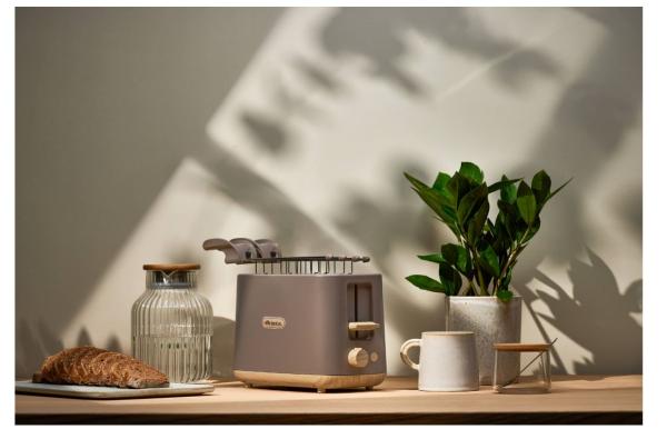Ariete Breakfast Wood Toaster 157/07, hnedošedý 1