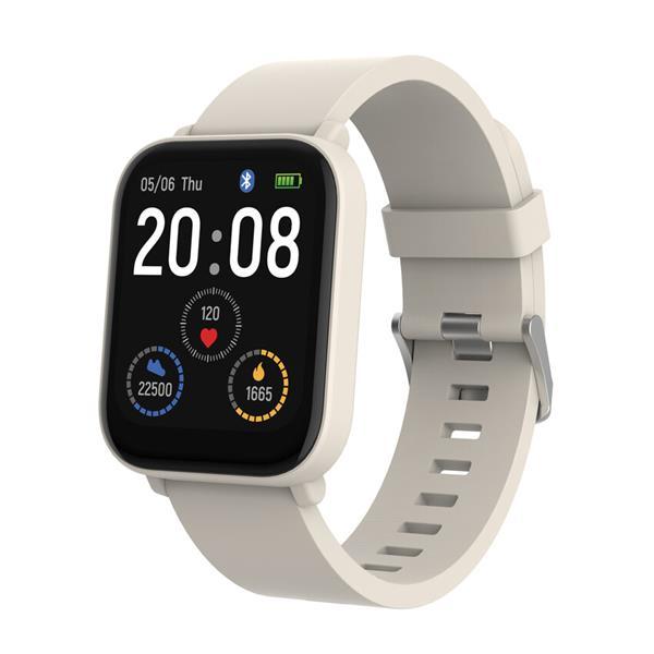 Canyon Easy SW-54, smart hodinky, štíhle, BT s app Canyon Life,  IP touchscreen 1.7´´,  IP68, 14 športov, biele