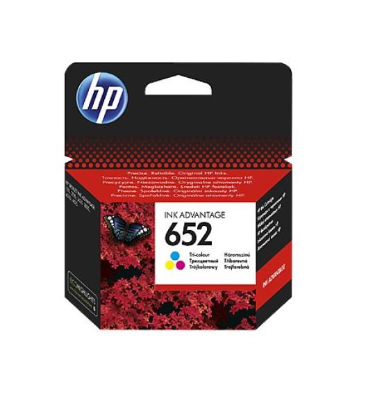 HP 652, atramentová náplň, pre HP DeskJet Ink Advantage 11xx, 21xx, 36xx, 37xx, 38xx, 45xx, 46xx, 360 strán, TriColor