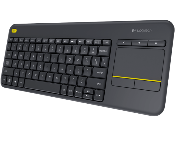 Logitech Wireless Touch Keyboard K400 plus, USB, CZ
