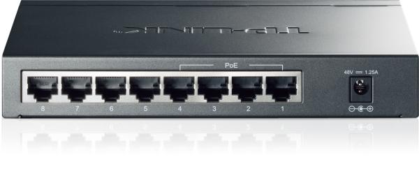 TP-Link TL-SG1008P 8xGB (4xPOE) 64W Desktop fanless Switch1