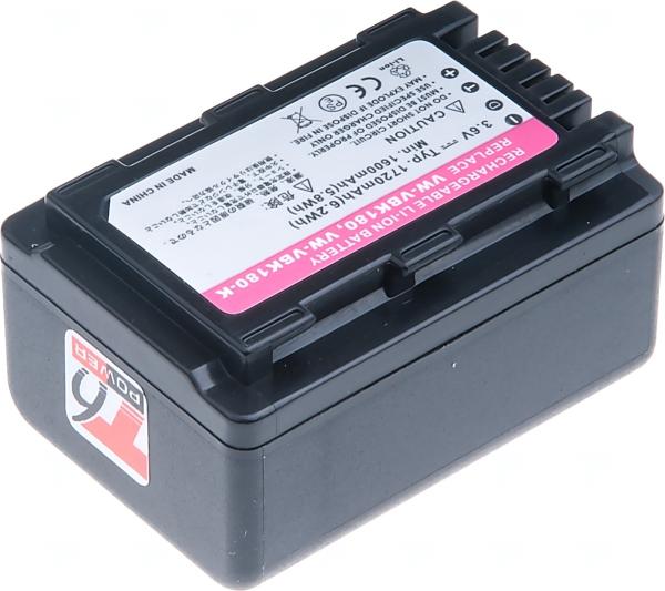 Batéria T6 Power Panasonic VW-VBK180, VW-VBL090, 1720mAh, 6, 2Wh
