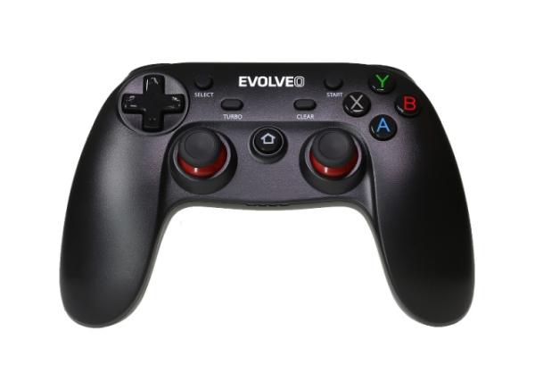EVOLVEO Fighter F1,  bezdrátový gamepad pro PC,  PlayStation 3,  Android box/ smartphone