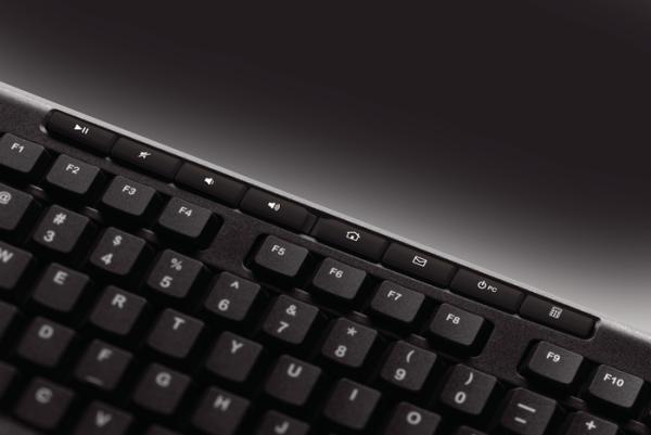 Logitech K270/ Bezdrôtová USB/ CZ- SK layout/ Čierna2