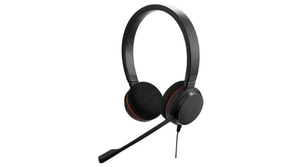 Jabra Evolve 20/ Stereo/ USB/ Drôt/ Čierna