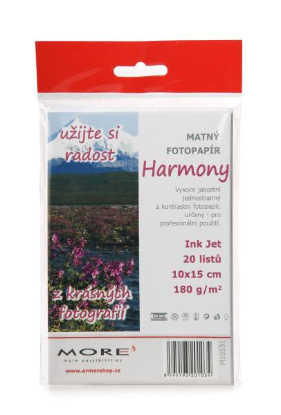 Armor fotopapier Harmony 180g 10x15 matt 20ks