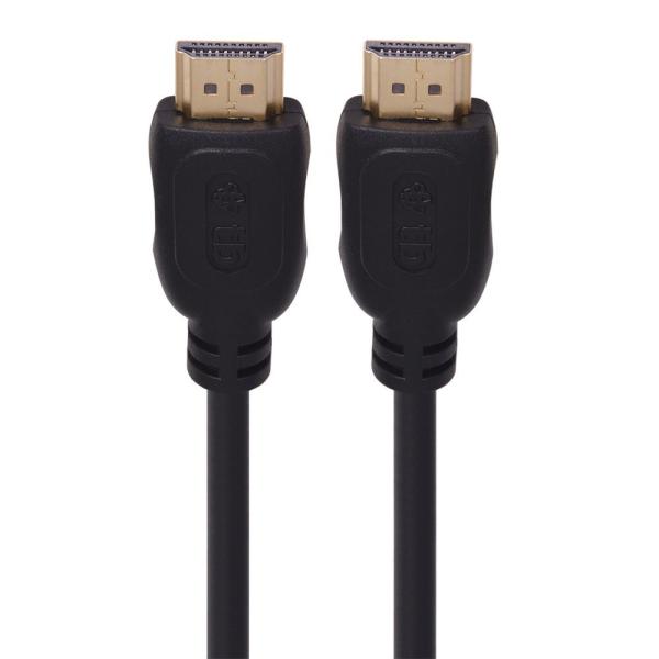 TB Touch HDMI - HDMI V2.0, Gold, Black, 1, 8 m