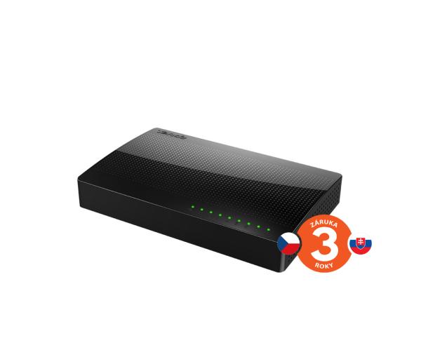 Tenda SG108 - 8x Gigabit Desktop Ethernet Switch, rýchlosti 10/ 100/ 1000 Mb/ s, Auto MDI/ MDIX, 16Gb/ s