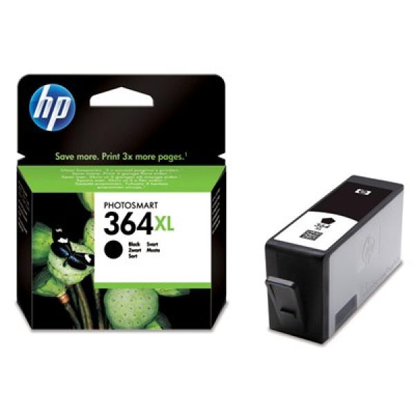 HP 364XL Black Ink Cart,  18 ml,  CN684EE (550 pages)
