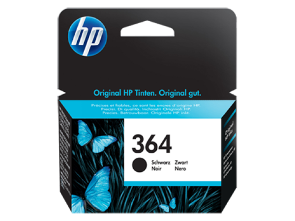 HP 364 Black Inkjet Print Cartridge - Blister