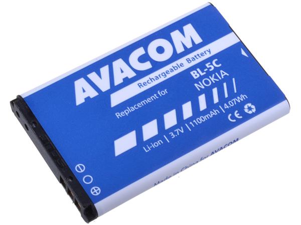 Batéria AVACOM GSNO-BL5C-S1100A do mobilu Nokia 6230, N70, Li-Ion 3, 7 V 1100mAh (náhrada BL-5C)1