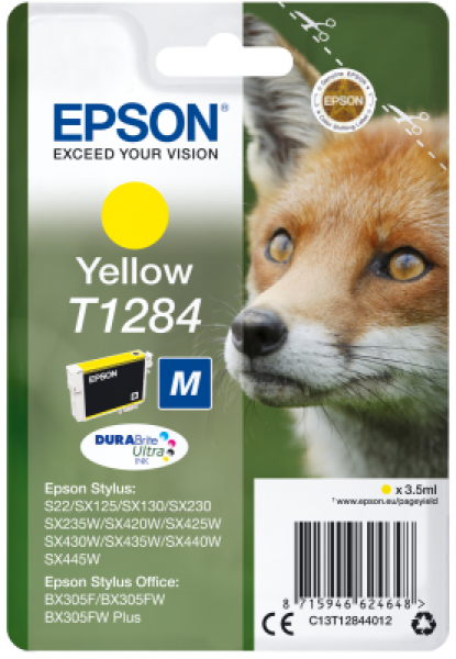 Yellow Ink Cartridge (T1284)