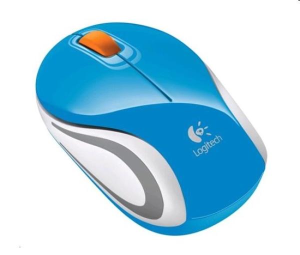 Logitech® M187 Wireless Mini Mouse - BLUE- 2.4GHZ - EMEA