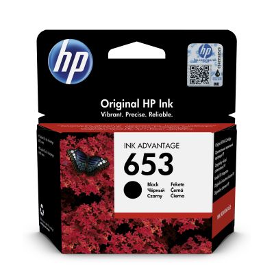 HP 653 černá inkoustová náplň (3YM75AE)0 