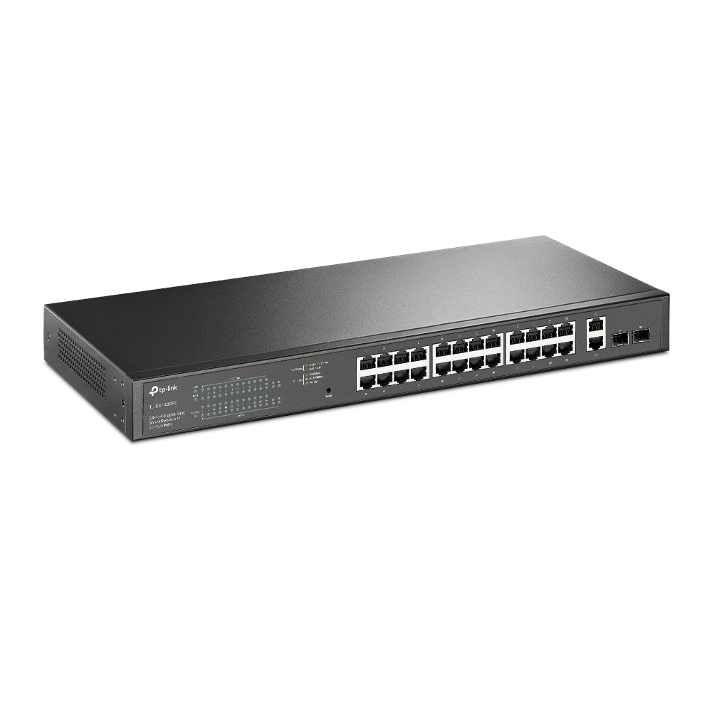 TP-Link TL-SG1428PE 24xGb POE+ 250W, 2xGb nonPOE, 2xSFP rack switch1 