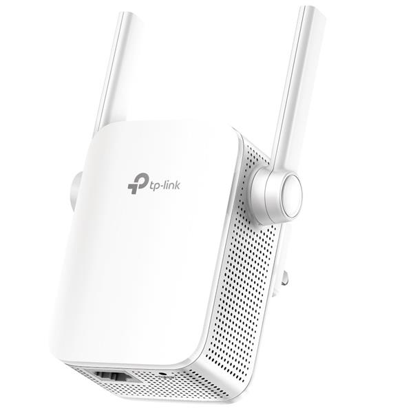 TP-LINK "AC750 Wi-Fi Range ExtenderSPEED: 300Mbps at 2.4GHz + 433Mbps at 5GHzSPEC: 2 × External Antennas, 1 × 10/100Mb1 