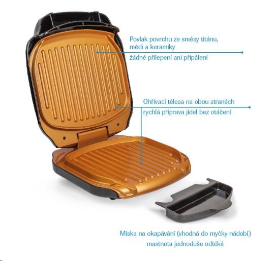 Livington Low Fat Grill - Kontaktný gril so zachytávačom prebytočného tuku3 