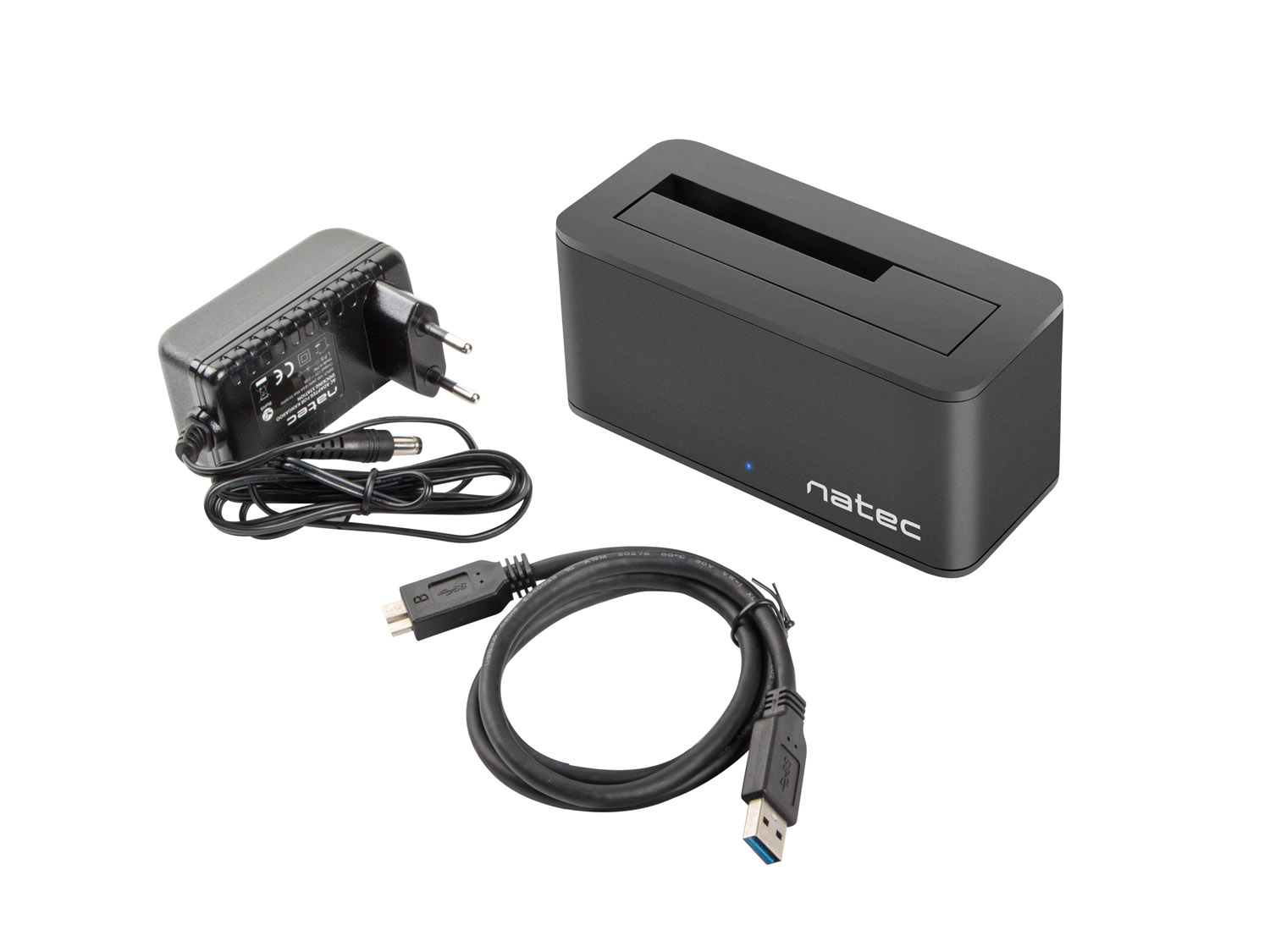 Dokovacia stanica pre HDD 2, 5"/ 3, 5" USB 3.0 Natec Kangaroo, vrátane napájacieho adaptéra5 