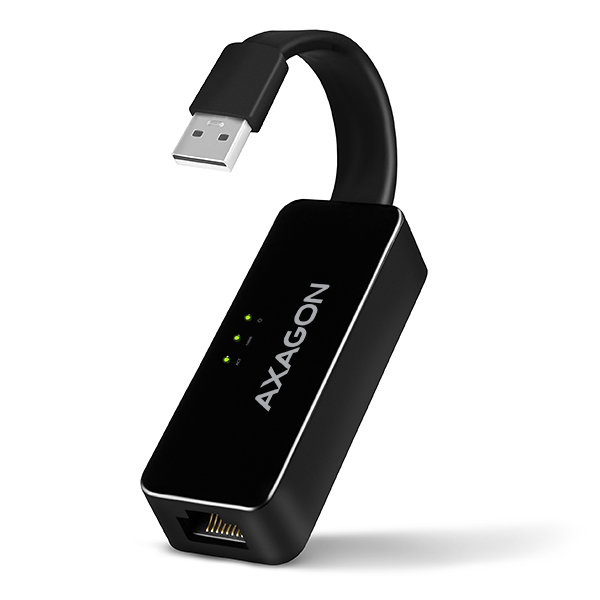 AXAGON ADE-XR, USB 2.0 - Fast Ethernet sieťová karta, auto inštal, čierna2 