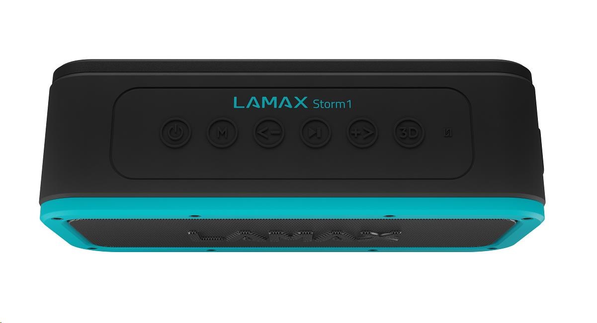 LAMAX Storm1 - Bluetooth reproduktor - tyrkysový2 