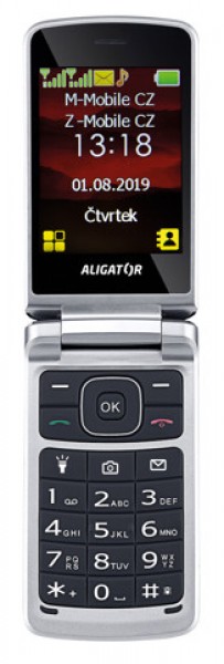 ALIGATOR V710 Senior červeno-strieborný+st.nab.1 