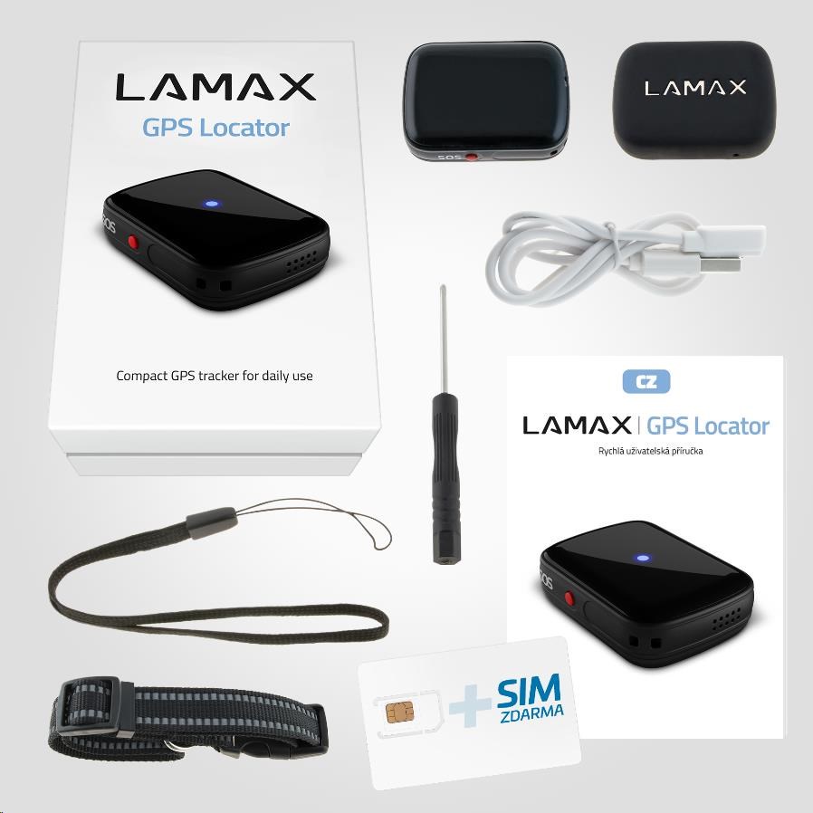 LAMAX GPS Locator + obojek8 